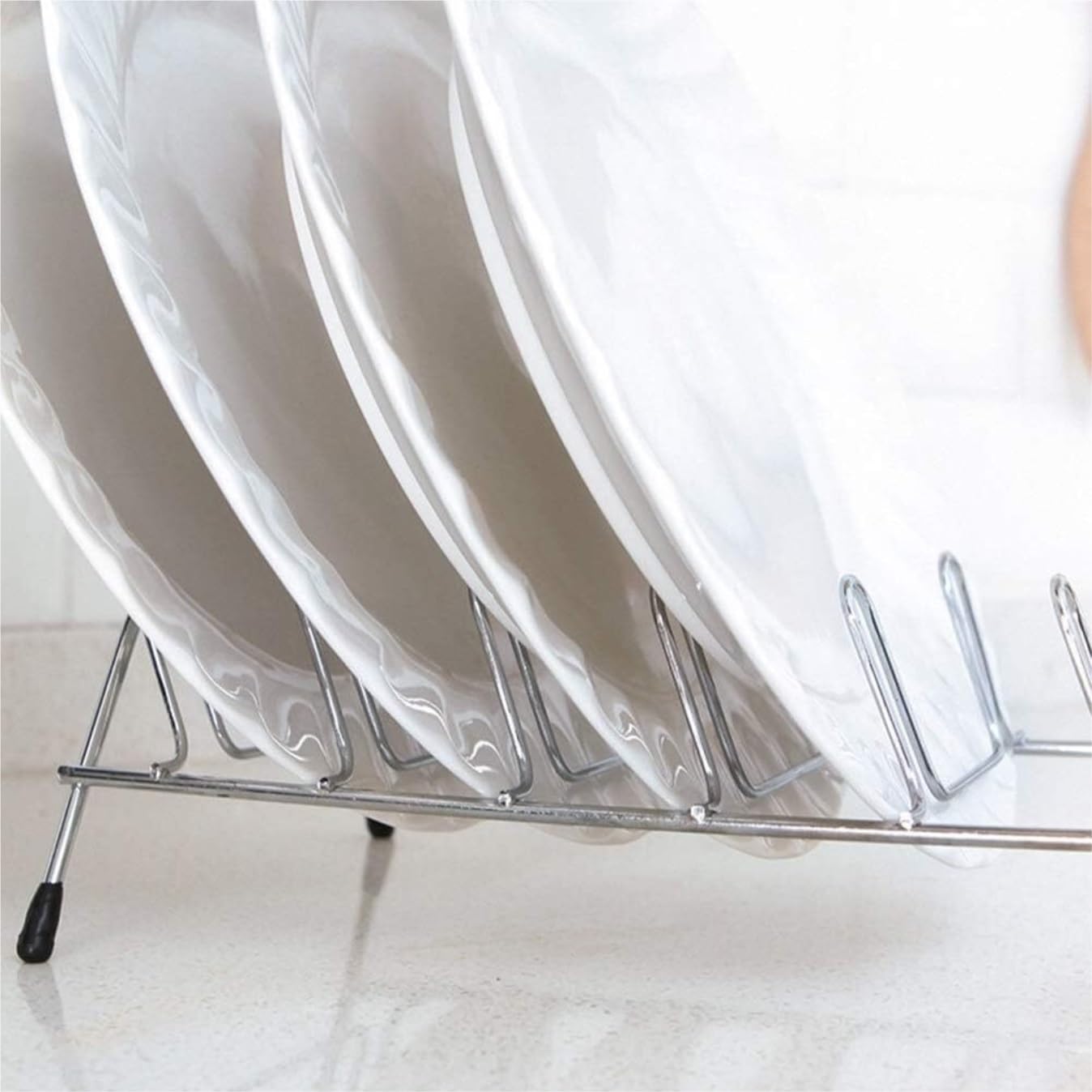 Escurreplatos Escurridor De Platos, Organizador Estantes, Soporte Secado para Encimera, Cuenco, Plato, Almacenamiento Organización Cocina