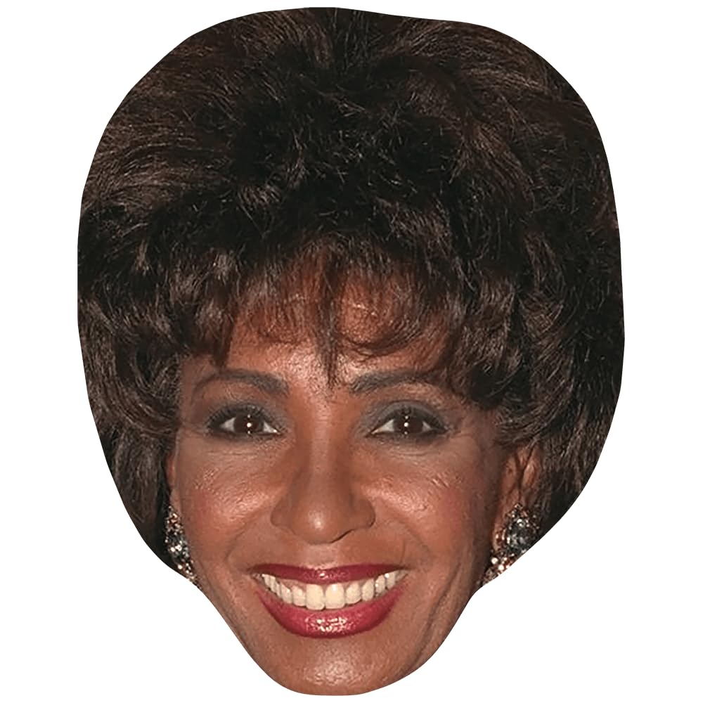 Shirley Bassey (Young) Celebrity Mask, Flat Card Face, Fancy Dress Mask