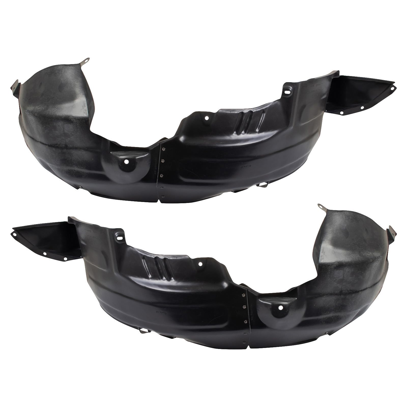 TRQ Front Inner Fender Liner Set | For 2007-2008 Hyundai Entourage 2006-2014 Kia Sedona KI1250115 KI1251115