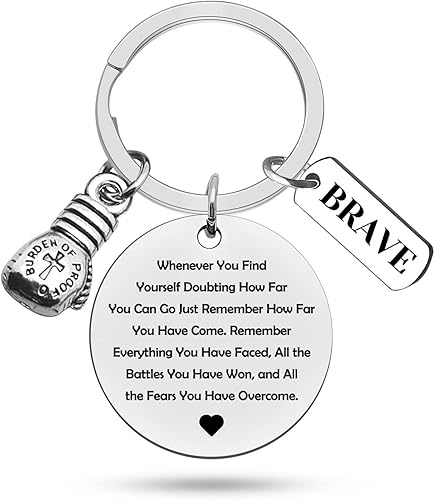 Heigebi Llavero de guantes de boxeo, regalo inspirador para boxeadores, entrenadores, caja de regalo para amantes de los regalos para mujeres y