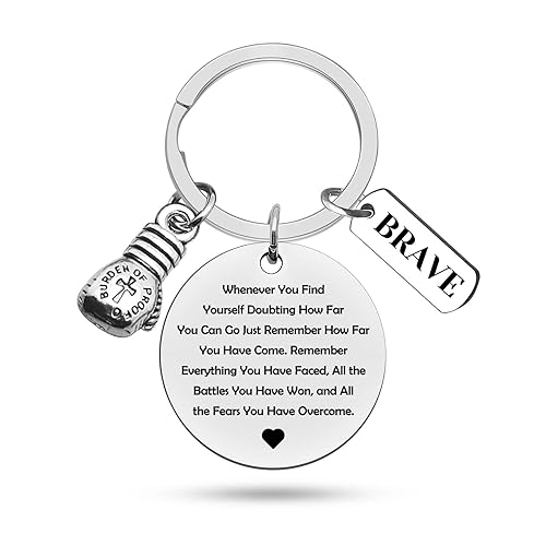 Heigebi Boxing Gift Boxing Gloves Keychain Inspirational Gift for Boxers