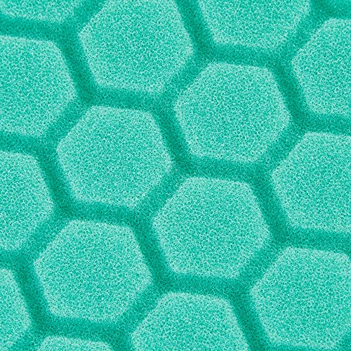 Image of Chemical Guys, Hex-Logic Heavy Polishing Pad, Green, 6.5 in for 6 in Plates | Firm green polishing foam pad applies heavy polishes and light compounds, cutting swirls on dual-action polishers