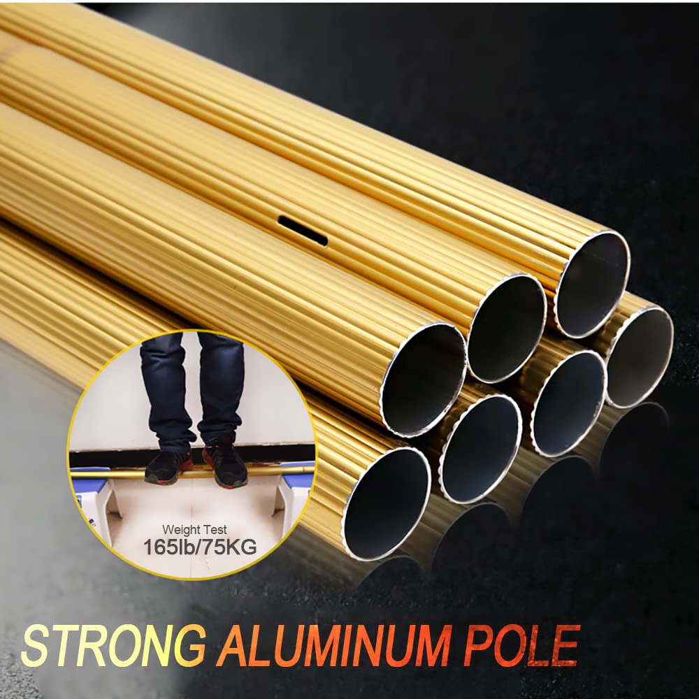 Genérico Cepillo para Ventanas SADOMAIN, Extensible con Mango de Agua, Kit doméstico con Mango de extensión de 3,6 a 9 m, Herramientas para Paneles solares de Techo, Mango Largo (9 m/30 pie