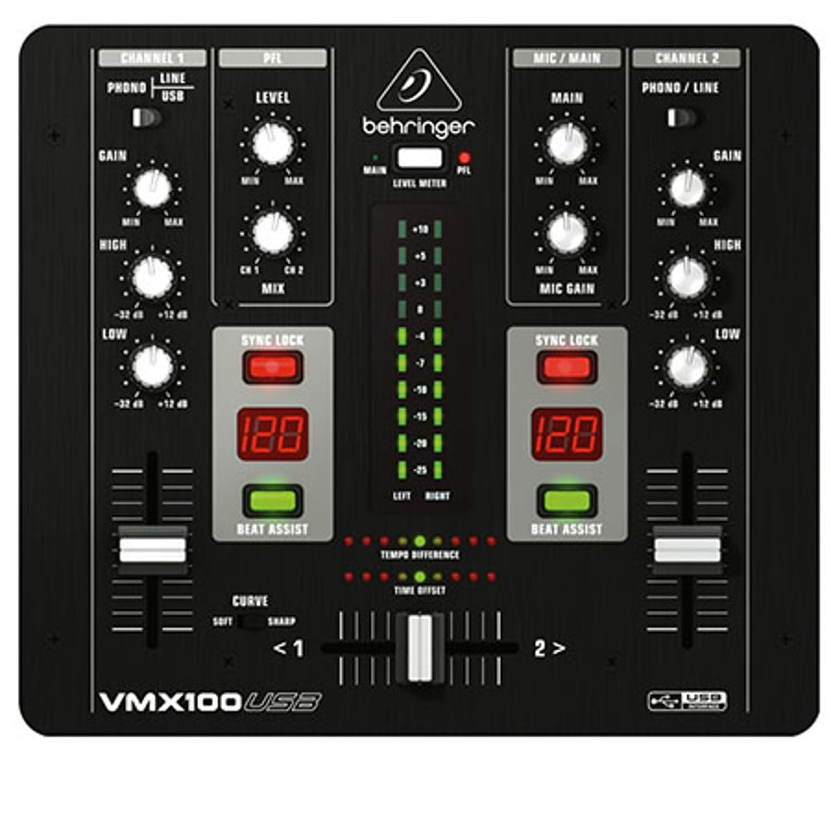 Amazon.co.jp: ベリンガー DJミキサー 2ch USB/オーディオ 