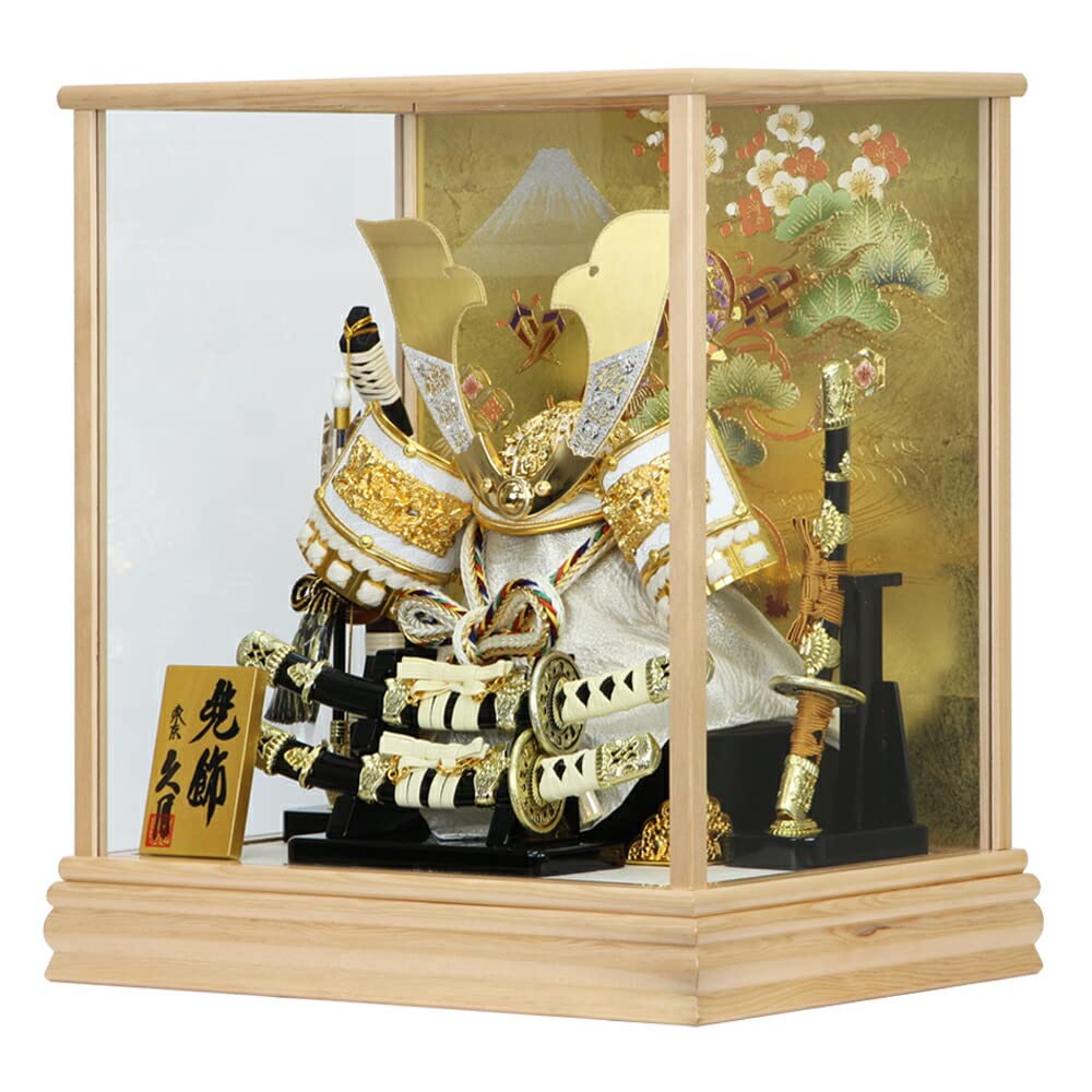 Amazon | 久月 五月人形 ケース飾り 兜飾り ガラスケース 兜10号