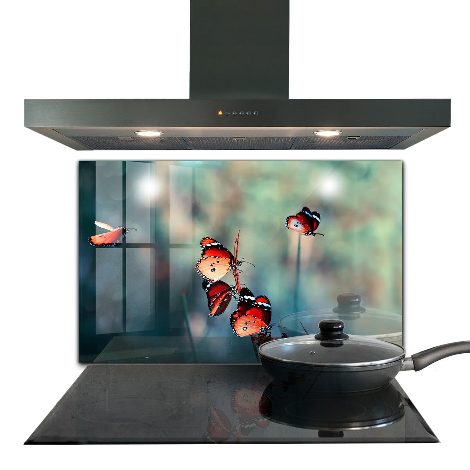 Panneau autocollant verre trempé 100x70 Wallfluent décoration murale