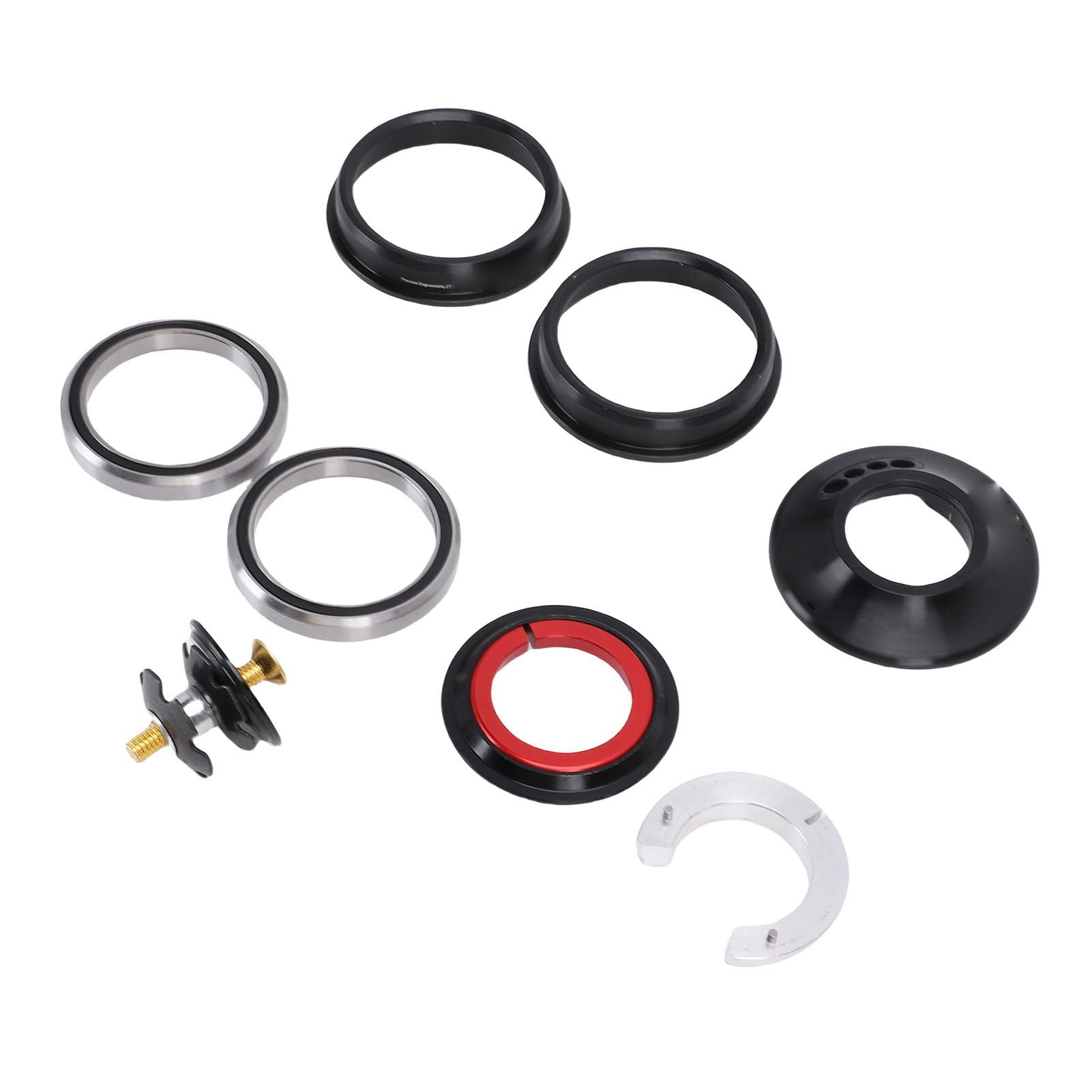 Zintegrowane stery Mavaol Bike do ram ZS56 Aluminiowa górna część 28,6 mm Dolna część 40 mm Wewnętrzne prowadzenie kabli Zestaw słuchawkowy rowerowy z uszczelnionymi łożyskami do
