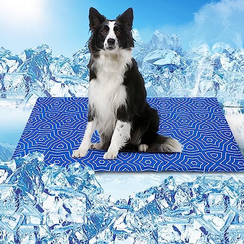 Ownpets Pet Self Cooling Gel Pad/Cooling Mat, Pressure Activated, Anti