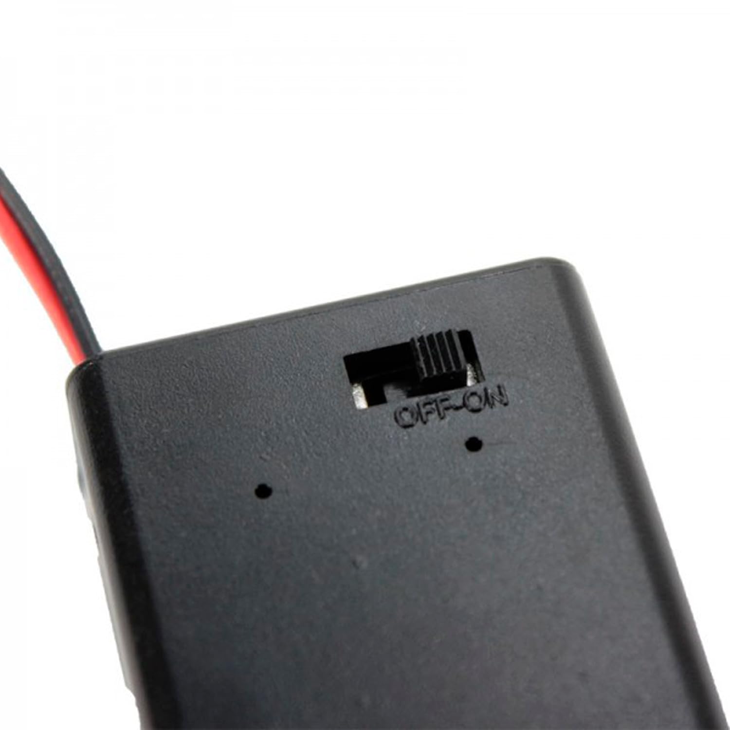 CABLEPELADO Porta batterie 9 V con coperchio | Supporto batteria 6LR61 | Include cavo da 200 mm | Tensione totale: 9 V (9 V per batteria) | Adatto per Arduino | Connettore DC 5,5 x 2,1 mm.
