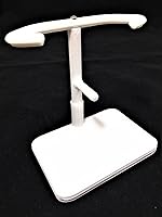 Vista 9 de Soporte de exhibición de dientes de tiburón Megalodon impreso en 3D (negro, 1-3/4")