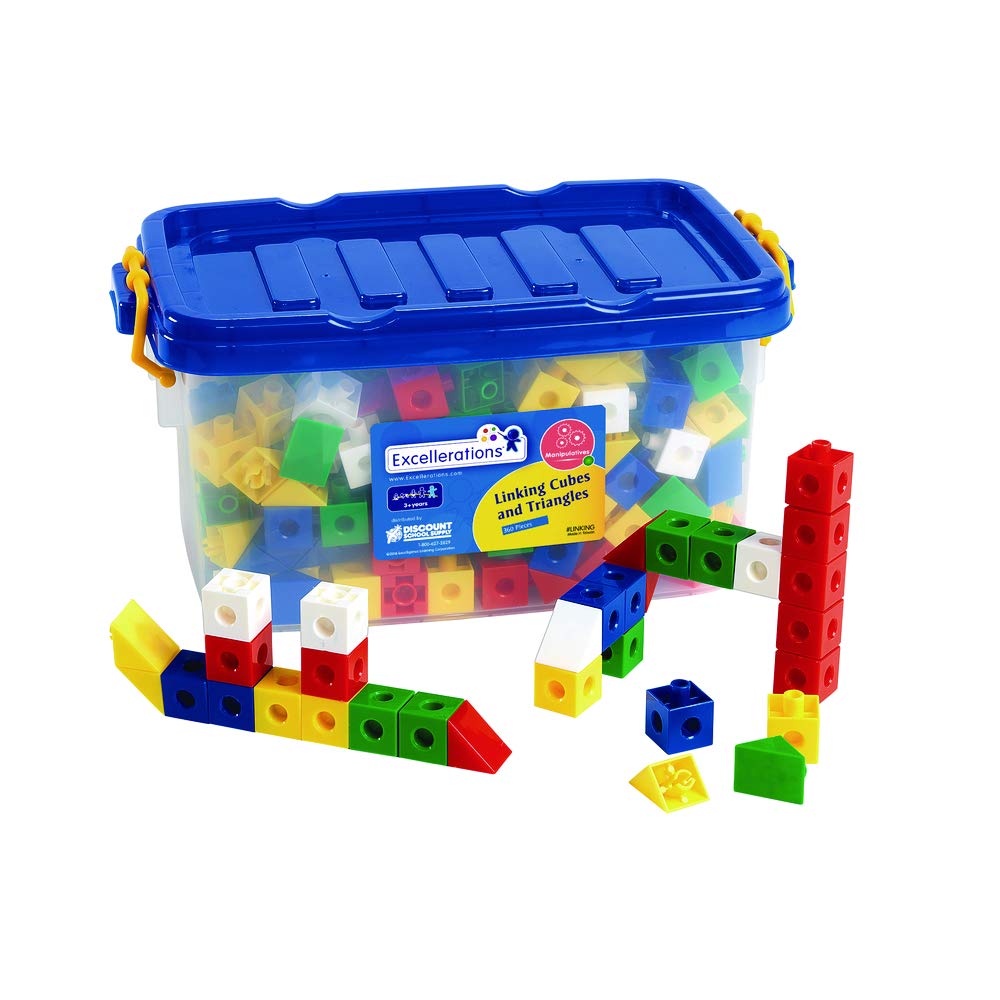 Excellerations Linking Linking Cubes and Triangles (Pack of 360)