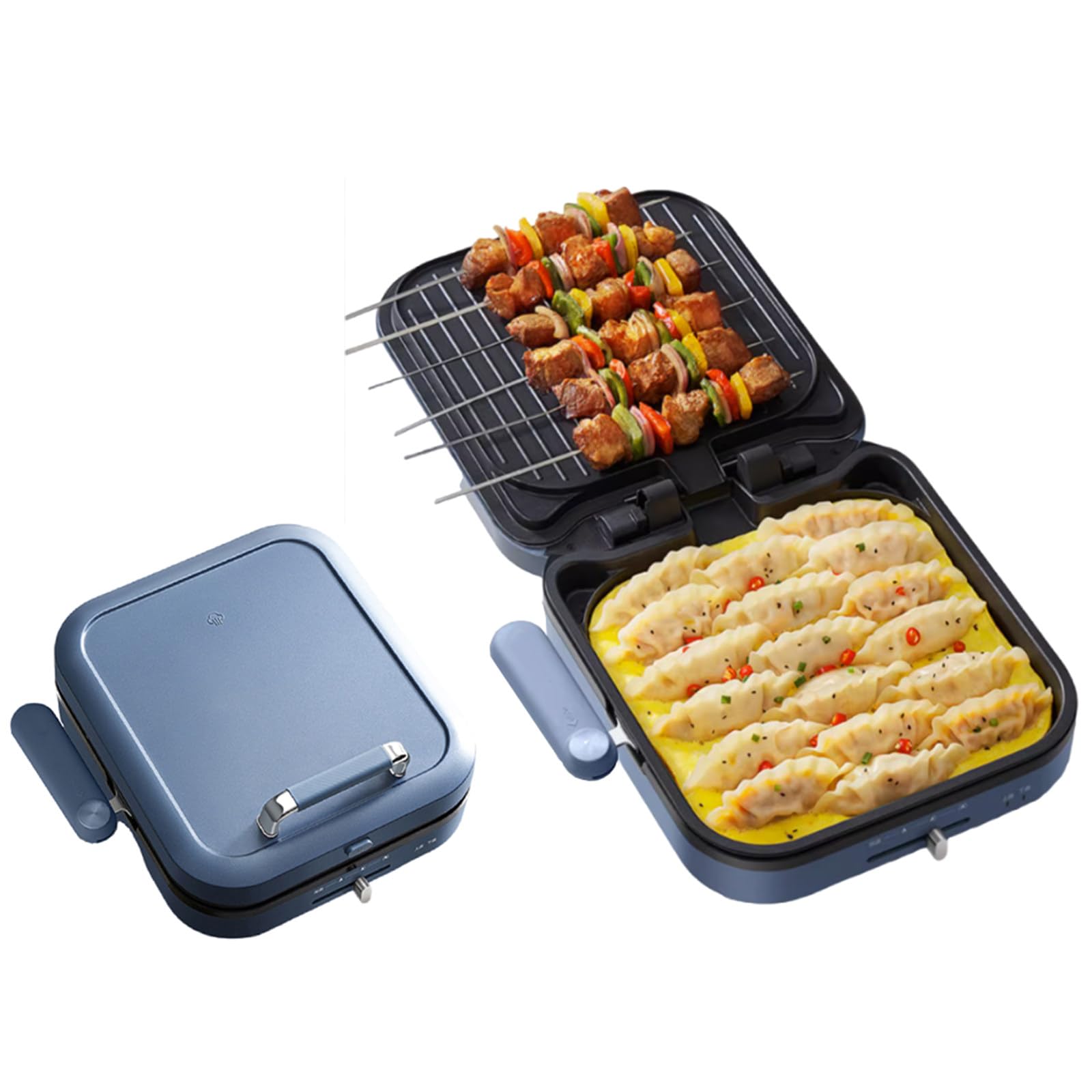 Electric Baking Pan Home Deepening Double-Sided Heating Pancake Pan Square Detachable and Washable 220V