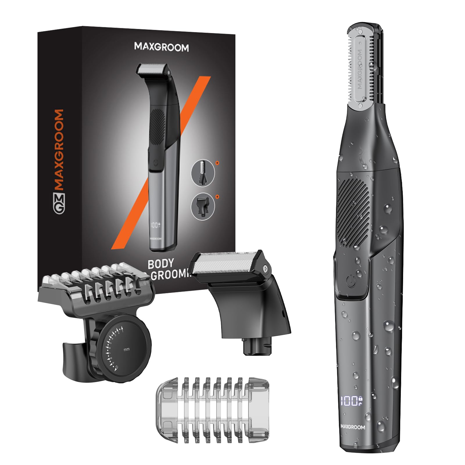 Amazon | MAXGROOM メンズ ボディシェーバー 【1台で全身の ムダ毛処理