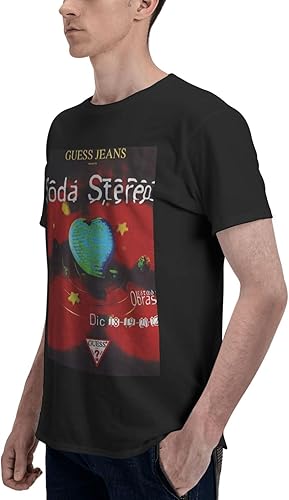 Miniatura 5 de Soda - Camiseta estéreo para hombre, casual, de moda, básica, de manga corta, cuello redondo, para verano