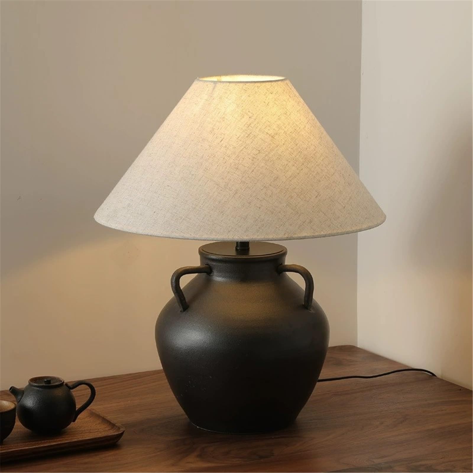 Affascinante Lampada da tavolo in ceramica for soggiorno, camera da letto, comodino Arredamento per la casa