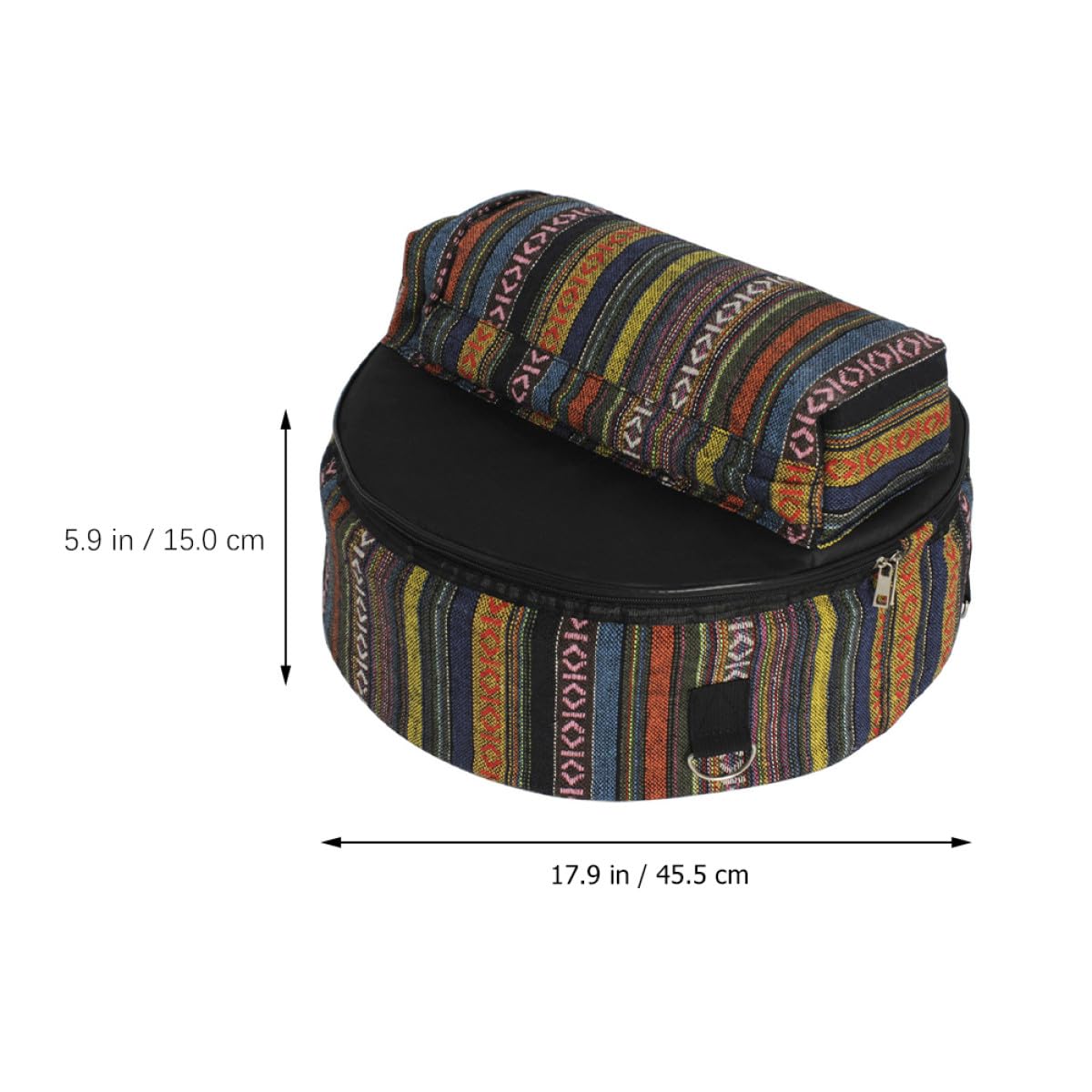 Hemobllo Instrumententasche und Snare Drum Halter mit Großem Fassungsvermögen aus Oxford Gewebe Leichter Trommelrucksack für Musiker Unterwegs