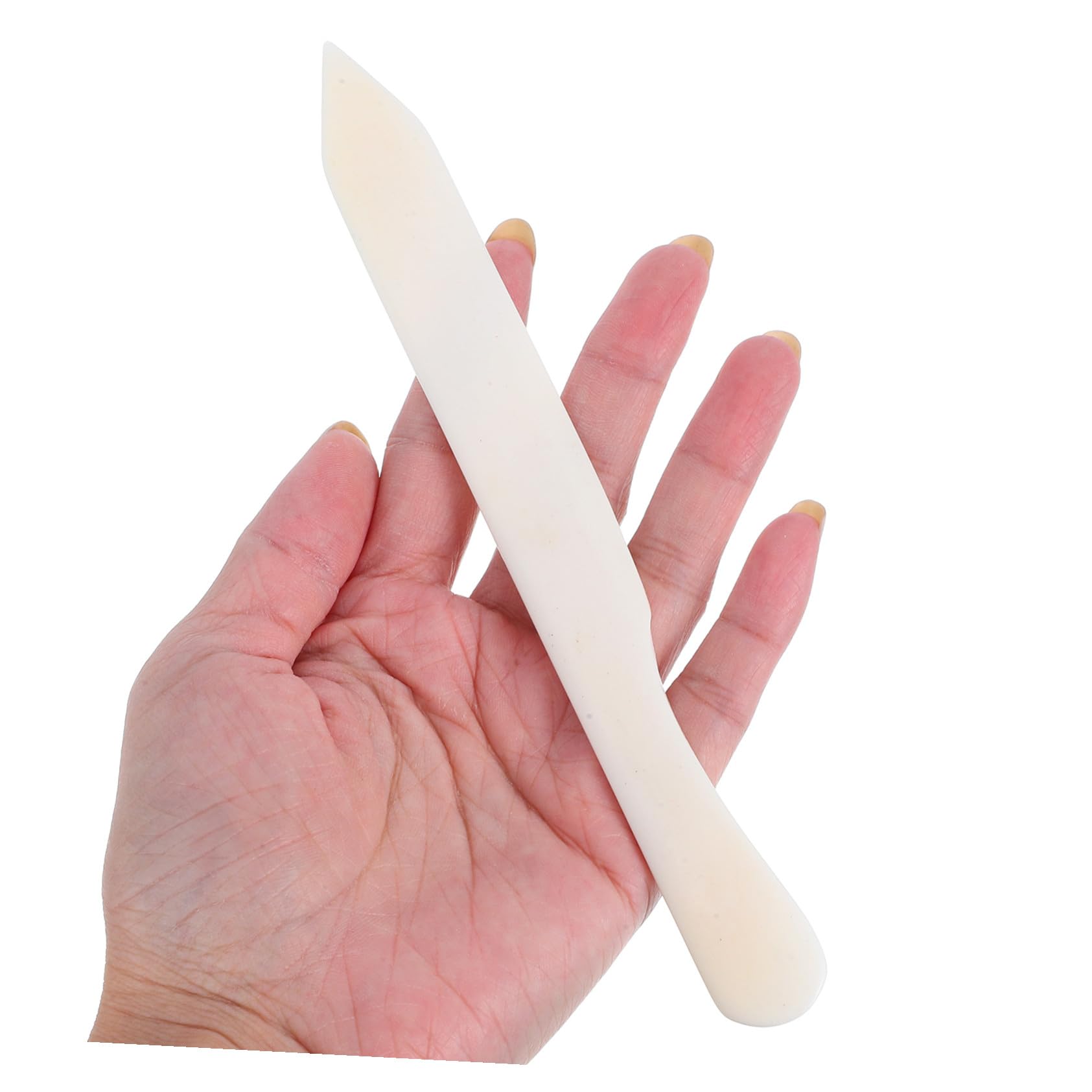 Plegadora de Hueso Blanco Función de Corte y Plegado 2 Piezas para Manualidades y Scrapbooking Adecuado para Oficina y Creación de Tarjetas