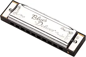 Gaita Diatônica Blues Deluxe em G Prata - Fender
