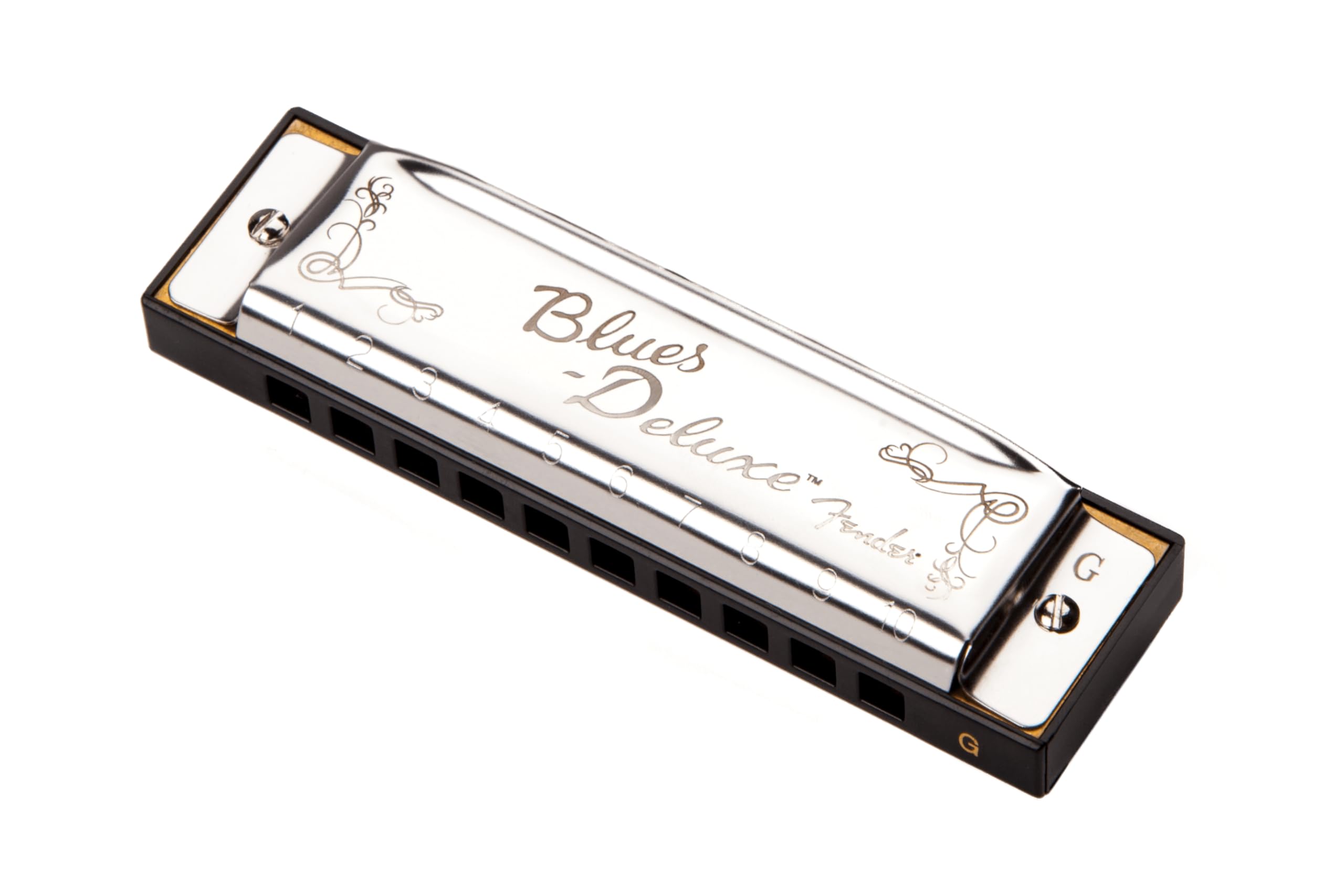 Fender 990701002 Blues Deluxe Harmonica - G, 9.0 cm*29.0 cm*19.0 cm