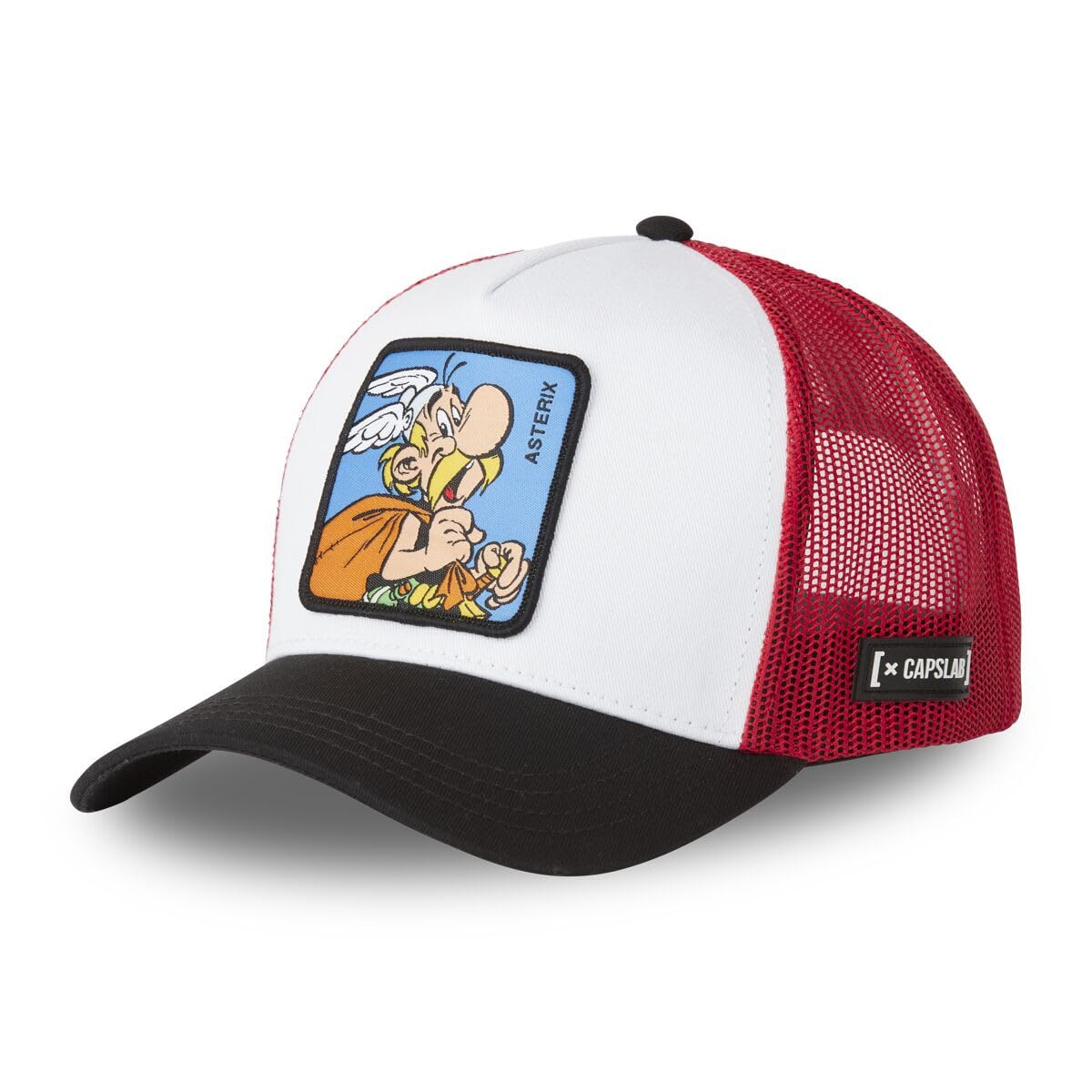Capslab Women's Burgundy-Black Asterix Trucker Cap By