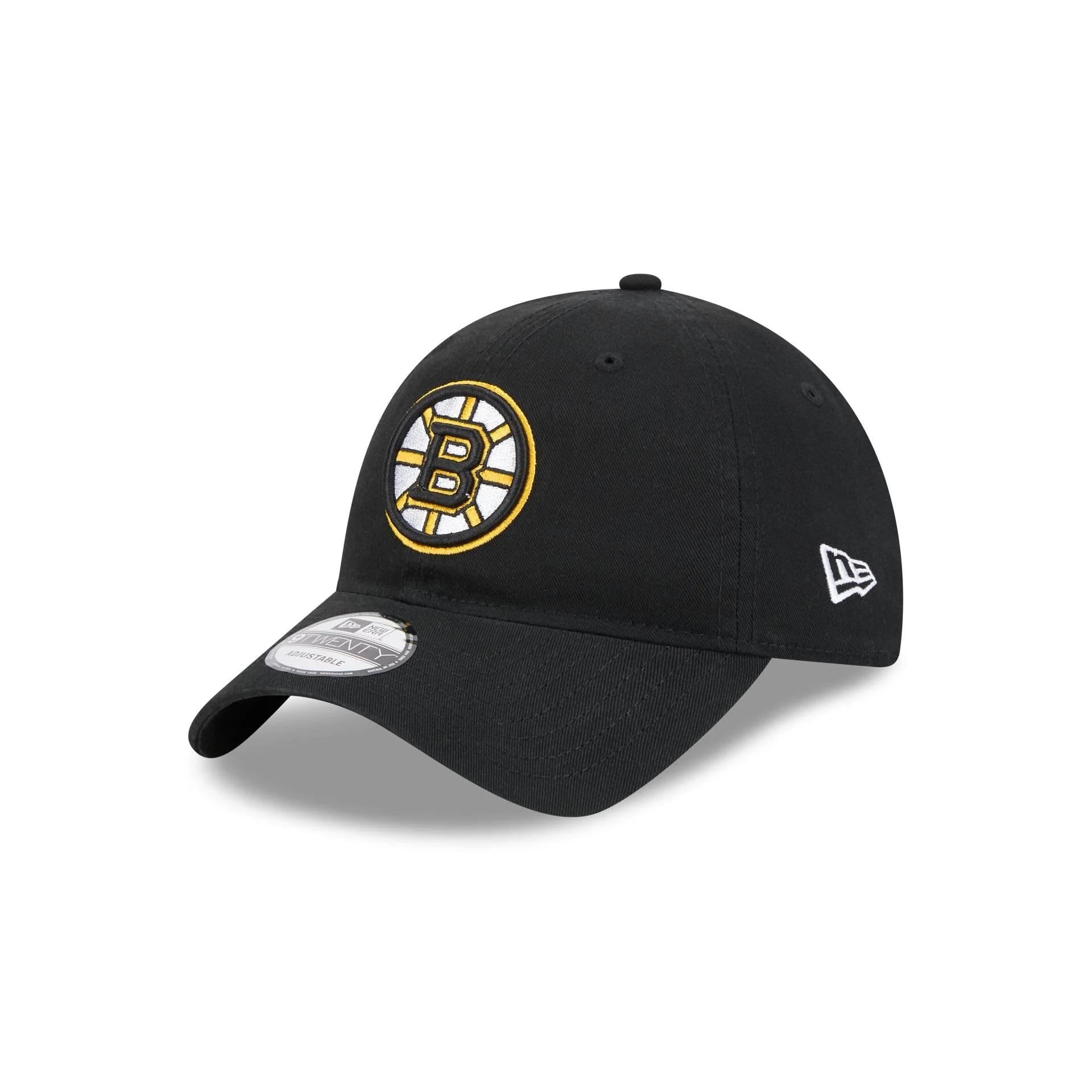 New Era Unisex Boston Bruins #36184 Boston Bruins Nhl Injection Black 9Twenty Adjustable Cap