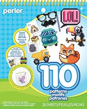 Perler Beads Pattern Pad, Striped Beads