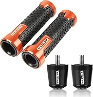 Vista 1 de SCUUBE Handlebar Plug for Kawasaki H2 H2R 2015-2016 Motorcycle Handlebar Hand Grips Anti Skid Handle Bar Cap Ends Plug CNC Aluminum Accessories