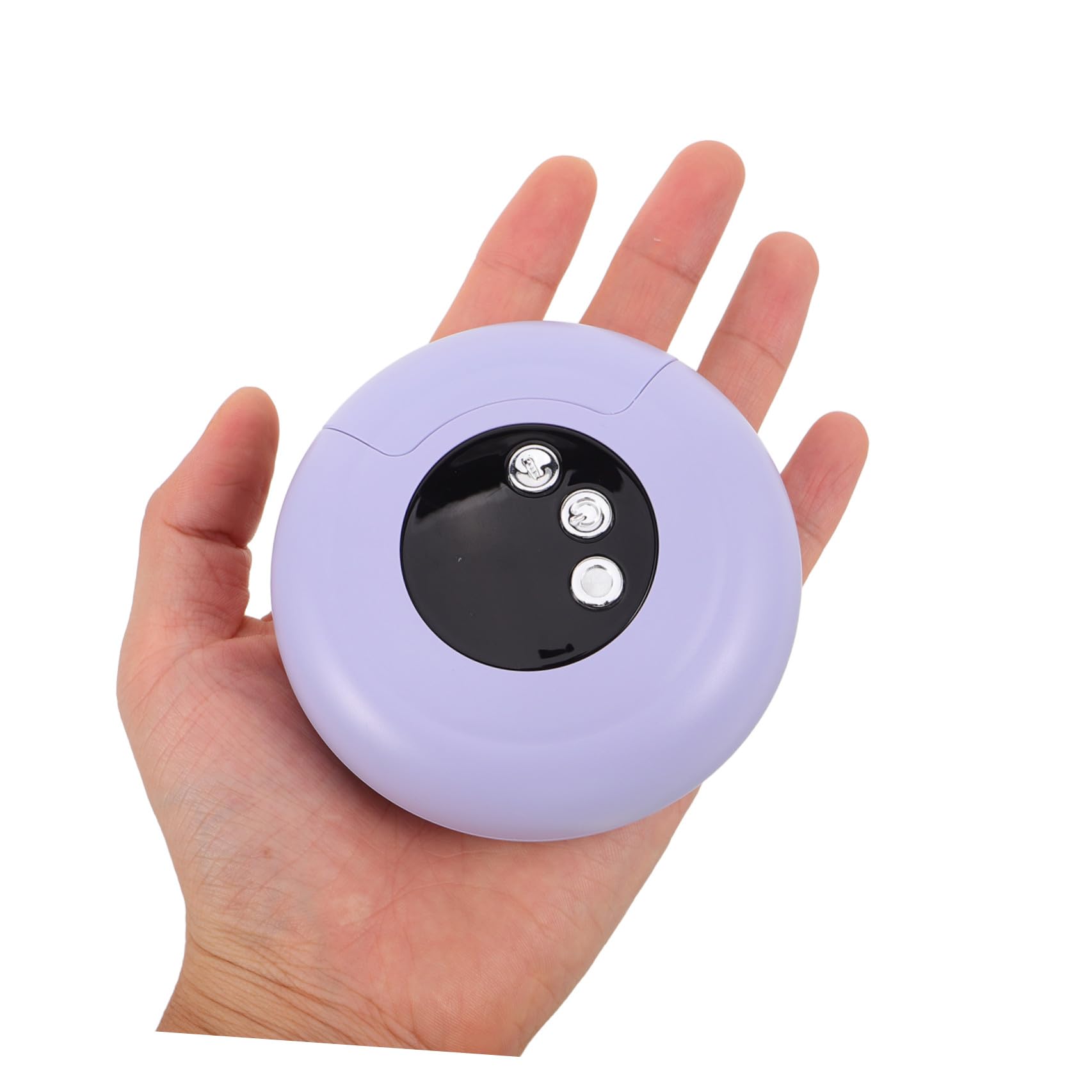 Toyvian Lima de Uñas para Bebés Recargable, Amoladora Eléctrica Portátil para Manicura Infantil, Diseño Disco Volador Púrpura, Cuidado Seguro y Silencioso para Recién Nacidos en Viajes