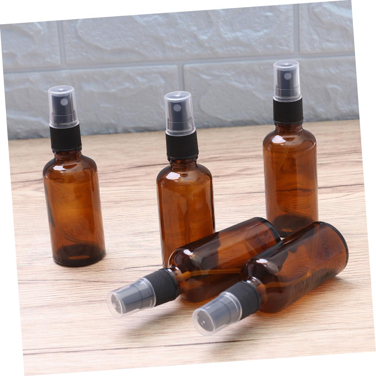 10 Pezzi Flacone Spray in Vetro 100ml, Ricaricabile e Compatto, Boccetta di Profumo da Viaggio Chiusura Ermetica
