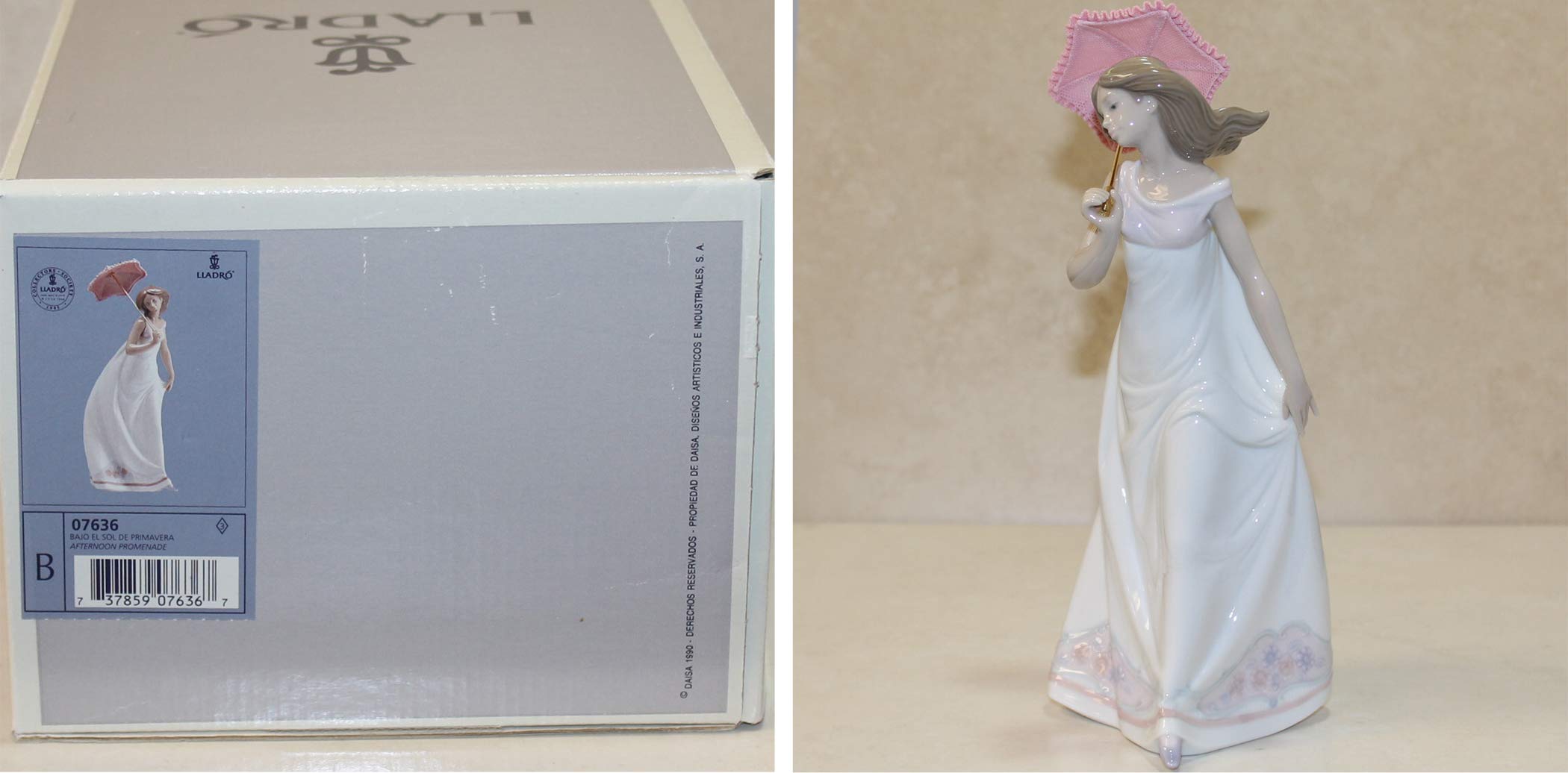 Amazon.com: Lladro Afternoon Promenade Figurine Glaze Finish