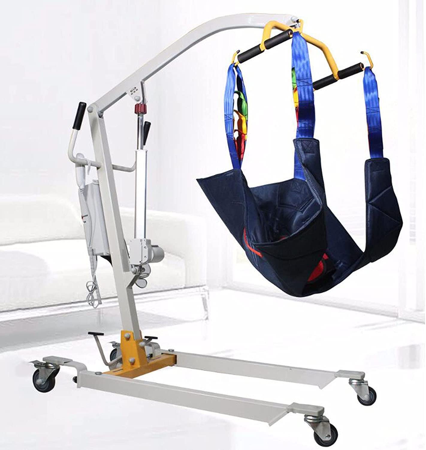 Buy GERUITES Patient Lift Electric Foldable Body Lift,330Lb Weight