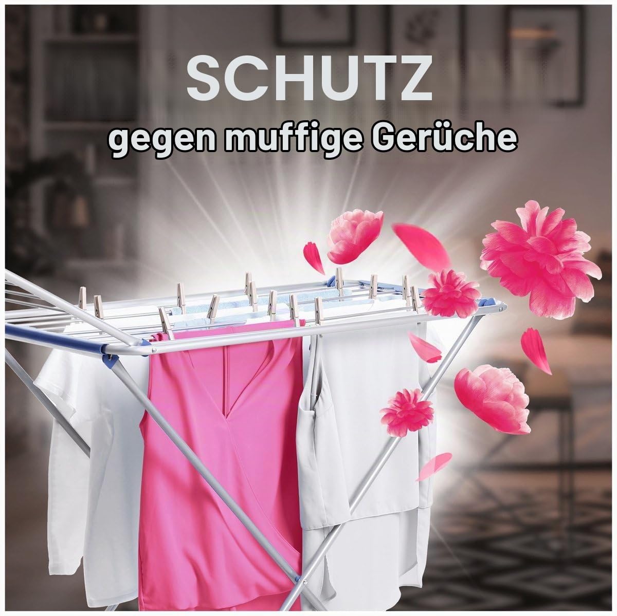 Lenor Fresh Air Weichspüler Floral Blossom - 8 x 60 Wäschen