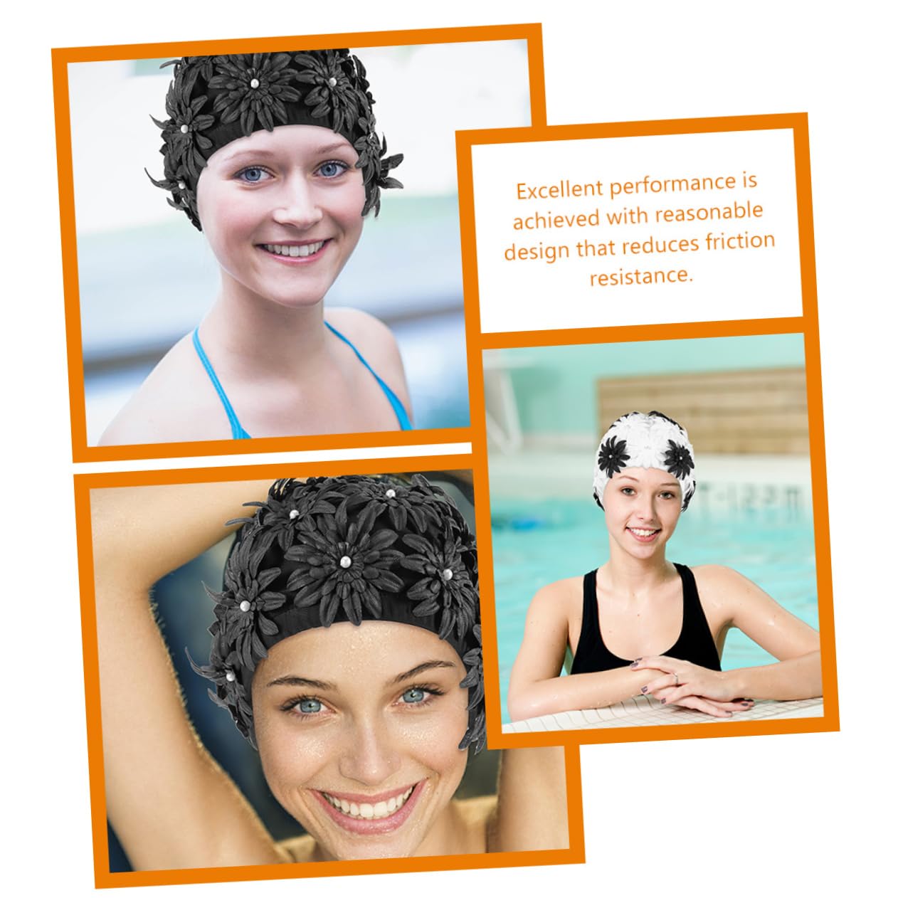 POPETPOP Gorro De Baño Adulto Baños Dibujos Animados Pararse Animales A Prueba De Agua Cacerola Gorro De Baño para Recargable Transparente Peso Equipo El Brocado