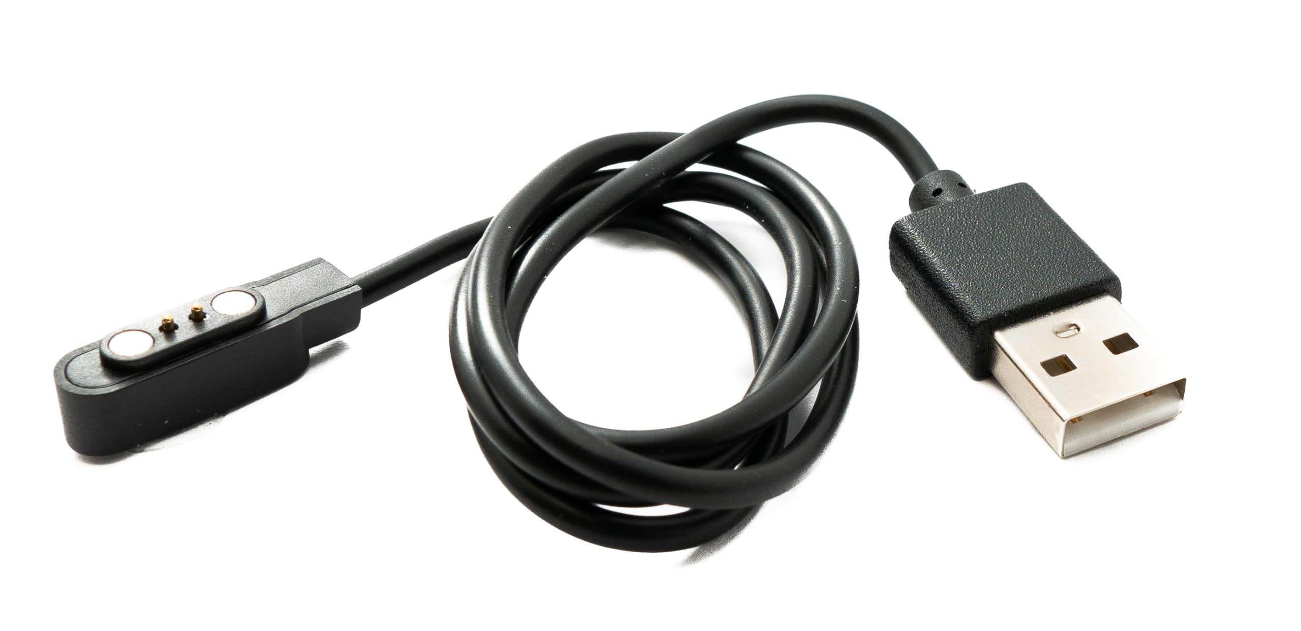System-S Kabel USB 2.0 60 cm kabel do ładowania do Kospet Tank T2 Smartwatch adapter w kolorze czarnym