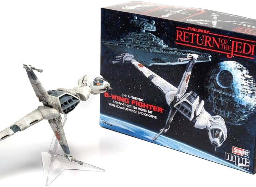 MPC スターウォーズ: ジェダイの帰還 Bウィングファイター (スナップ) 1:144スケール モデルキット