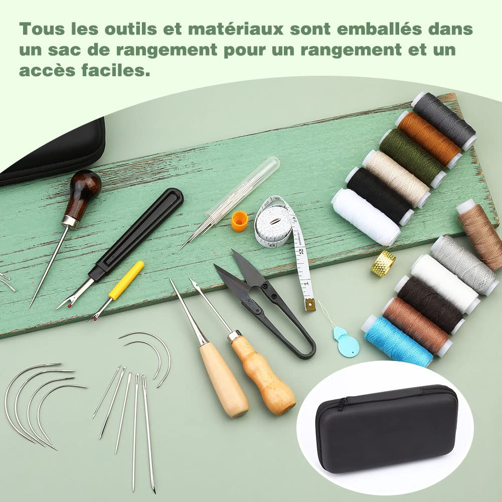 37-teiliges Nähset Für Handarbeiten - Komplettset Mit Nadeln & Faden Für Reparatur & Basteln