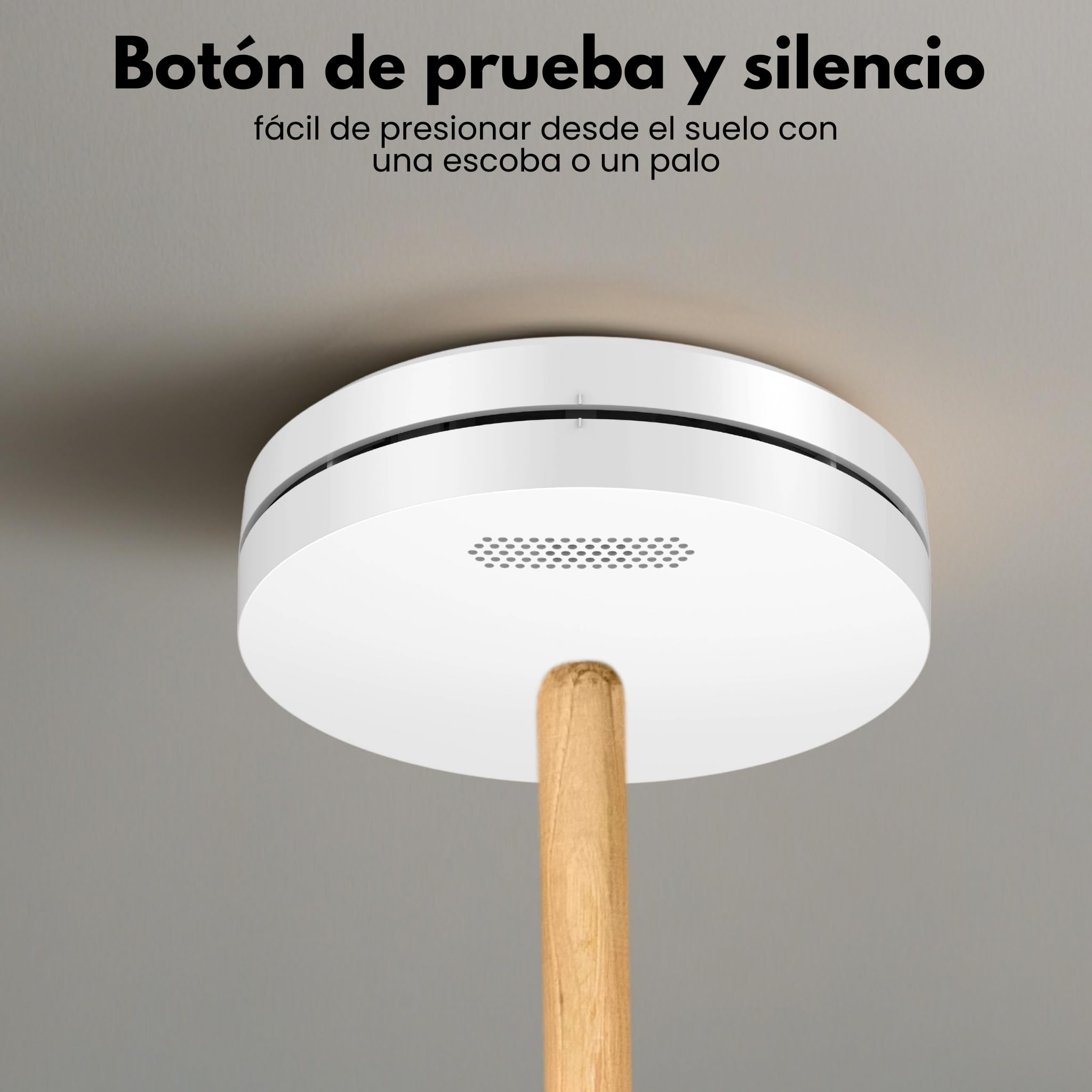 Aroha Smart Connect & Link WiFi Inteligente Detector de Humo - Batería 10 Años - App Tuya y Smart Life - Pack de 5
