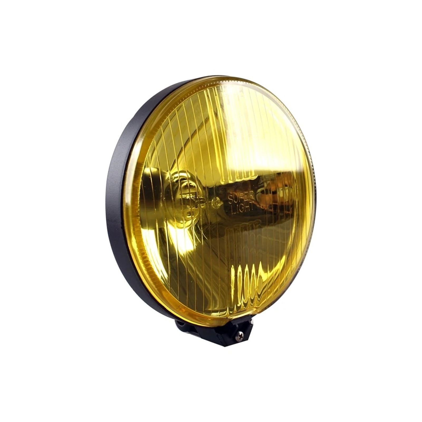 ESPYN Per FENDINEBBIA ALOGENO DA 6 POLLICI 12V CAMION SPORTLIGHT ROTONDO SUPER LEGGERO H3-GIALLO Alogeni Luce