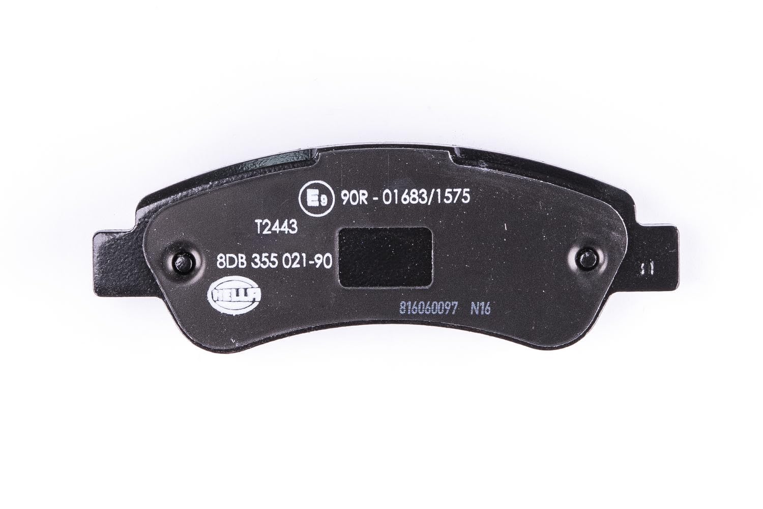 HELLA 8Db 355 021-901 Kit De Plaquettes De Frein, Frein À Disque - T2443
