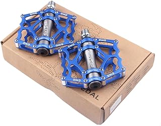 Toddmomy 1 Par De Pedais Mtb Pedais De Bicicleta Clipes De Bicicleta Rolamentos Pedal De Liga De Alumínio Preto Pedal De Bicicleta Pedal De Equitação Peças De Bicicleta Peça Grampos