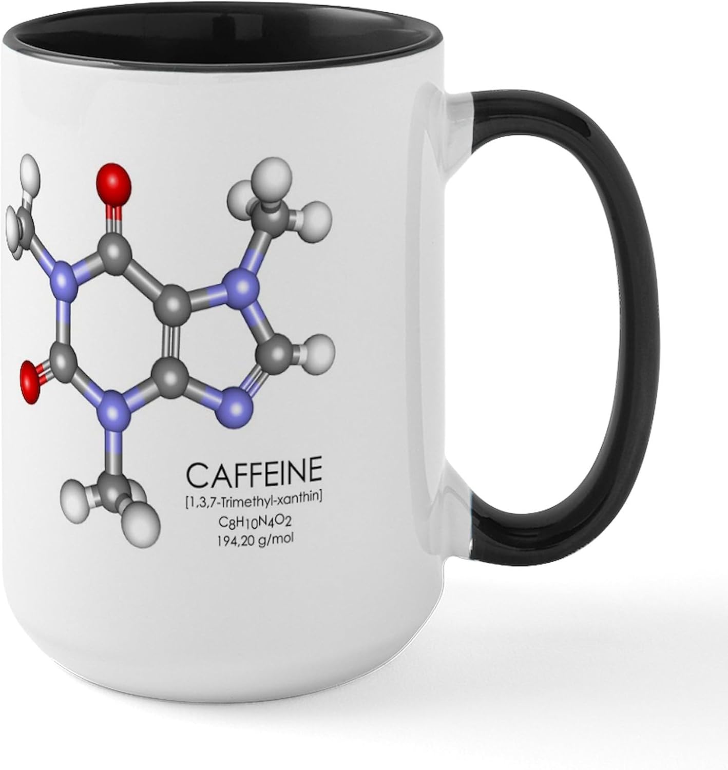 CafePress CaffeineCaffeineware1Mugs Mugs 15 oz (444 ml) Ceramic Coffee Mug