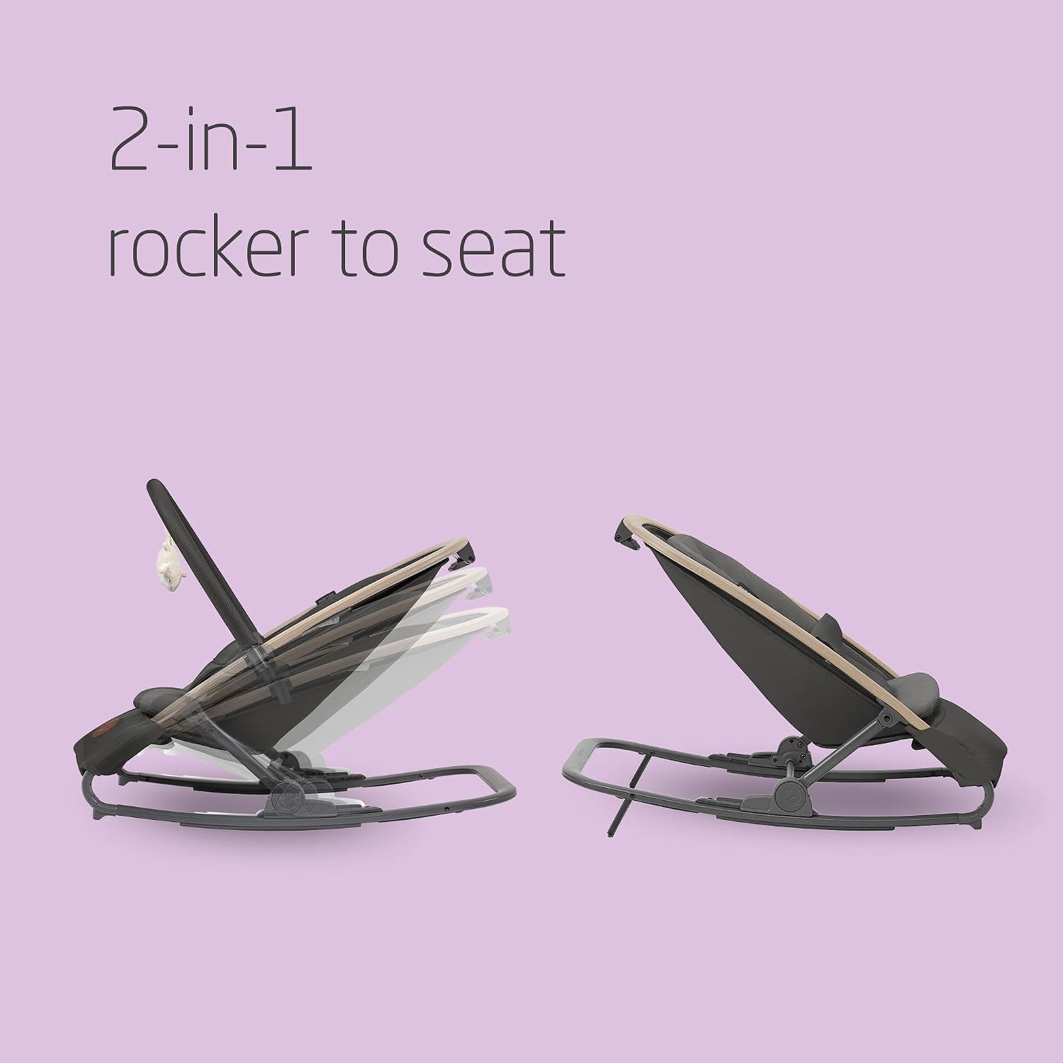 Maxi-Cosi Kori, 2-in-1 Ergonomic Baby Bouncer Chair with Toy Arch, 0-2 Years, up to 15 kg, Newborn Bouncer, 3 Recline Positions, Easy-in Harness, Lightweight & Compact, Newborn... - Image 2