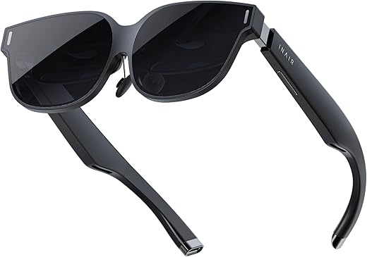 INAIR 2 PRO AR Glasses | 2D to 3D Image and Video | Reality/Virtual Switch | Multi-Screen | 135" 120Hz Display for Work & Entertainment |Compatible with iPhone15/16, Android, Mac Win Steam Deck