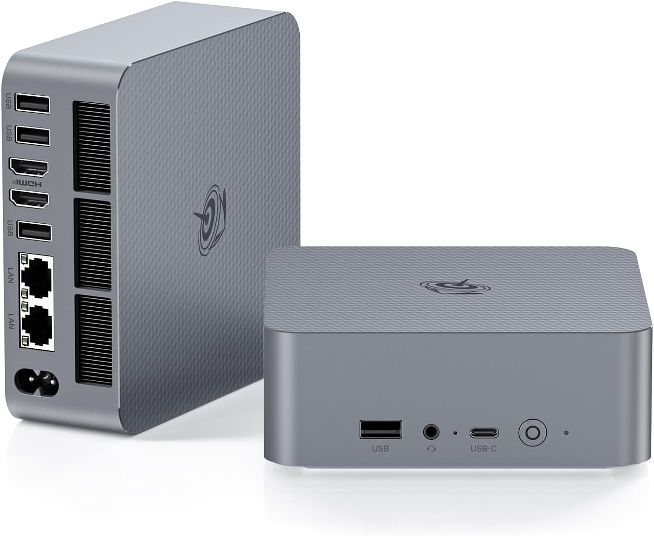 Beelink EQR6 Mini PC, AMD Ryzen 9 6900HX (8C/16T, up to 4.9GHz), 24GB DDR5 RAM 1TB PCle4.0 SSD, Mini Desktop Computer Support 4K@60Hz/Dual HDMI/WiFi6/BT5.2/Dual LAN/Office/Gaming