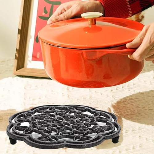 Hningbuyox GUODIAN-2P 2 Pack Cast Iron Trivet thumb #3