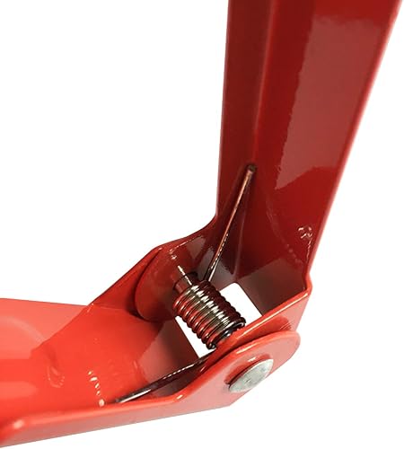 Miniatura 5 de TIHOOD 2 alicates para quitar rebabas de rosas, 5.5 in, herramienta para pelar espinas y hojas (rojo y plateado)