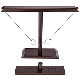 DreamToyz Ring Toss Game - Hook and Ring Game - Easy and Quick Installment Within Seconds - Largest Size 17 inch by 13 inch