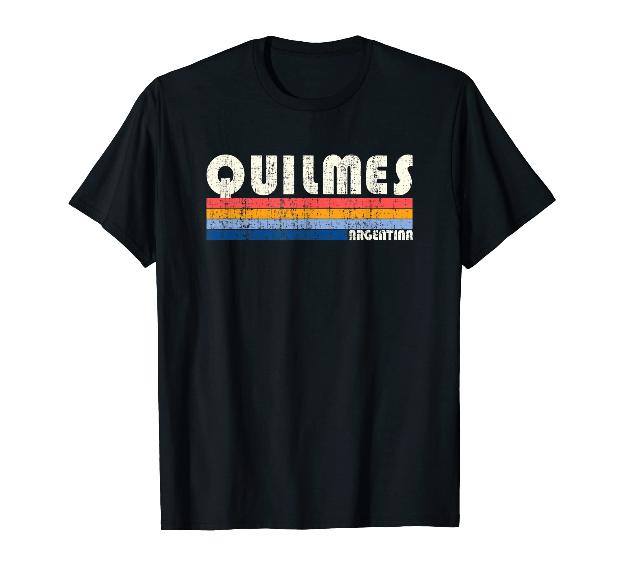 Retro Vintage 70s 80s Style Quilmes, Argentina T-Shirt
