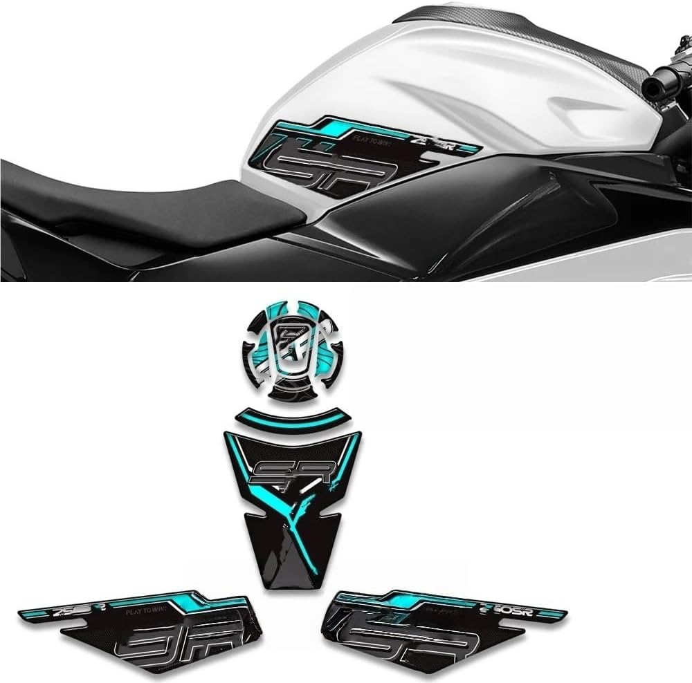 Motorcycle Tank Sticker For CF MOTO For 250SR 250 SR 2022-2024 2025 For Motorcycle Tank Pad Side Grips Gas Fuel Oil Knee Protection Stickers Decals