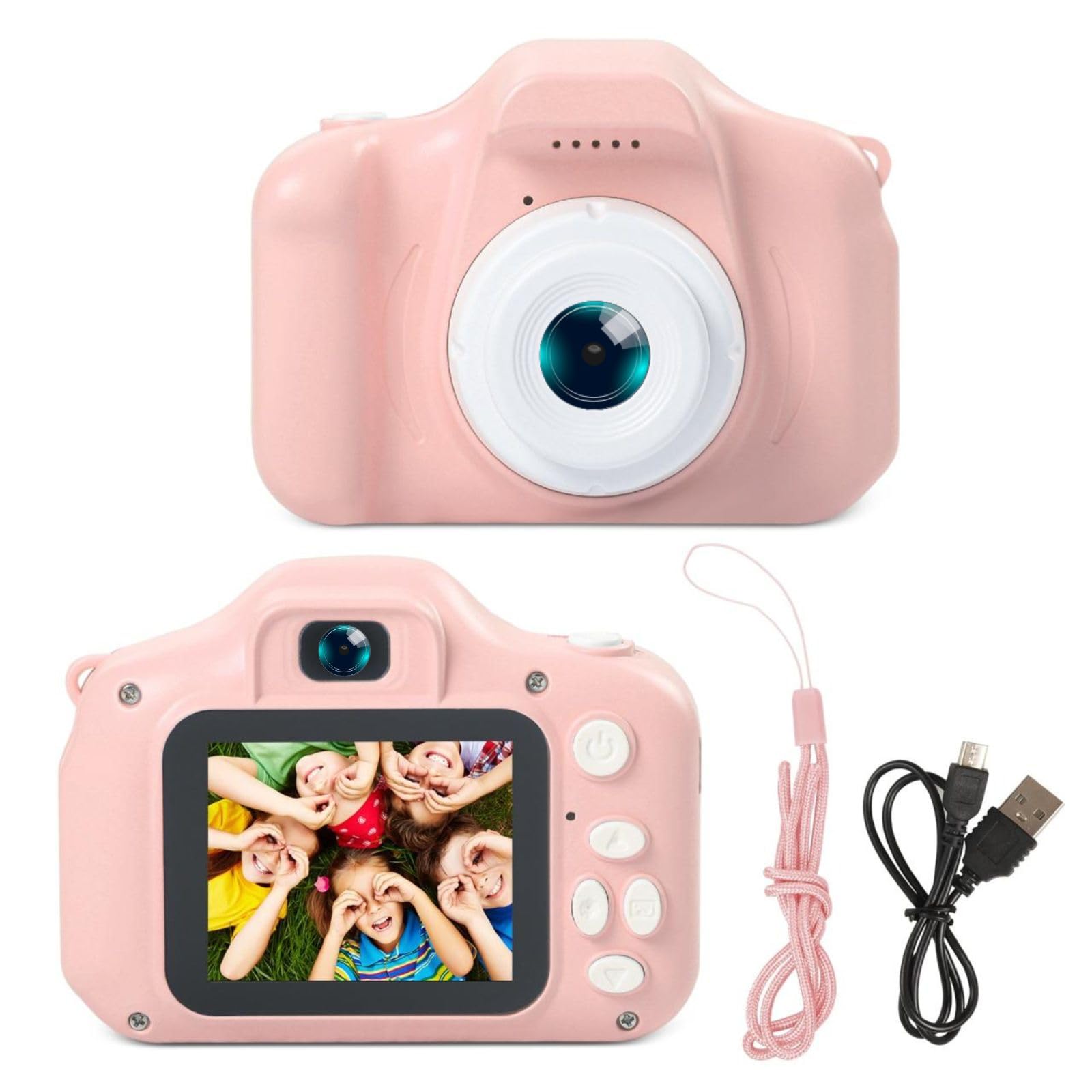BBYJPRO Digital Camera for Boys Girls | Kids Camera Toy | Kids Selfie Camera Toy 13MP 1080p HD Digital Video Camera for Kids| Best Gift Festival,Christmas,Birthday 3 to 10 Year Old (Pink) (B0DBHKRN99) Amazon Price History, Amazon Price Tracker